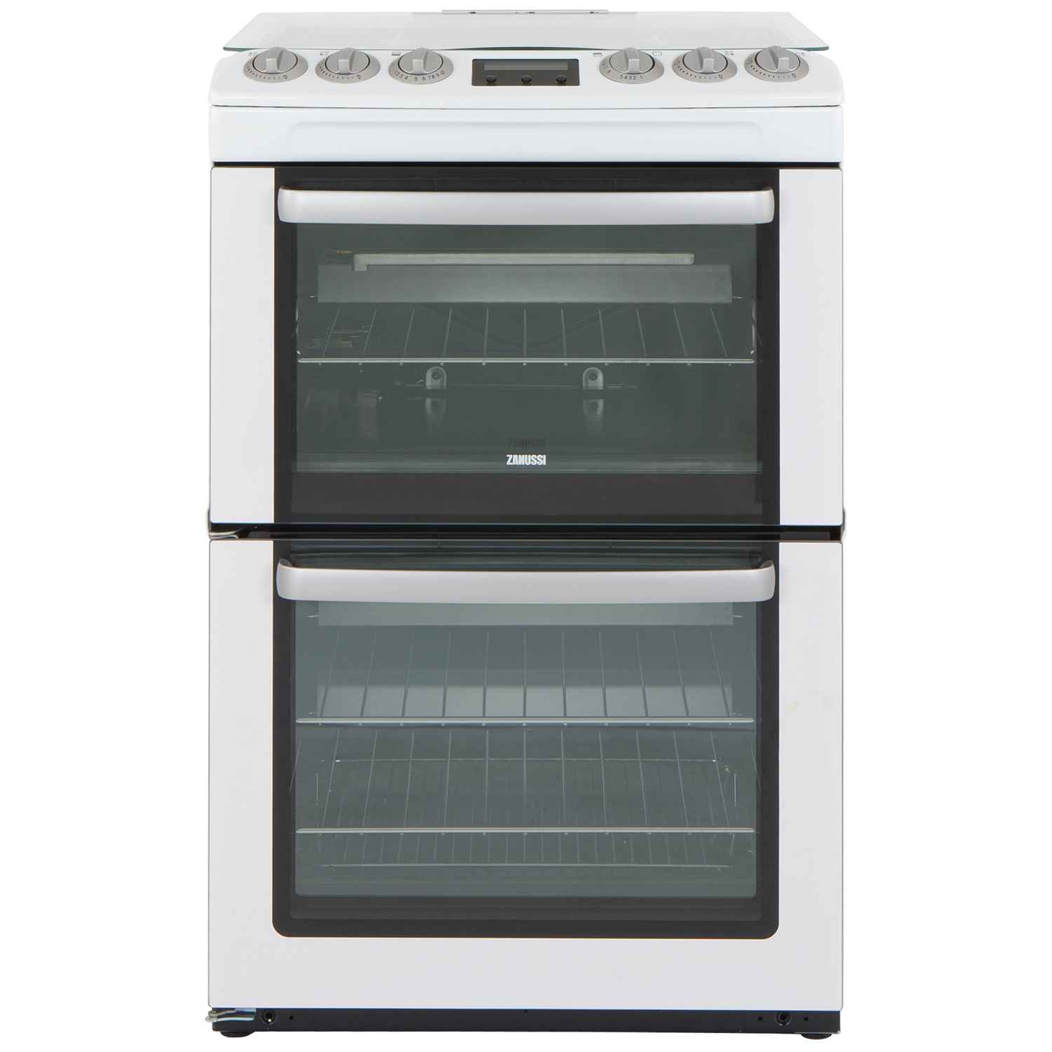 zanussi 55cm double oven gas cooker