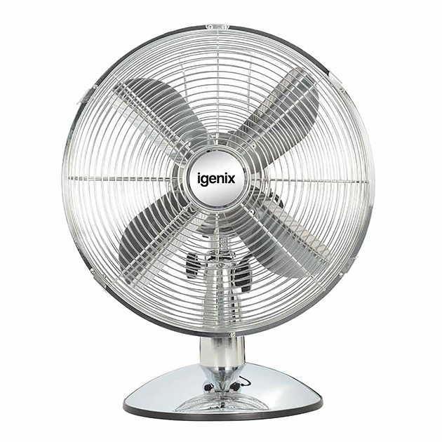 12 INCH DESK FAN CHROME - - DF1250